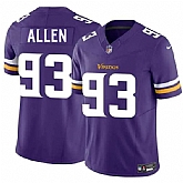 Men & Women & Youth Minnesota Vikings #93 Jonathan Allen Purple 2025 F.U.S.E. Vapor Limited Stitched Jersey,baseball caps,new era cap wholesale,wholesale hats